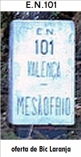 E.N. 101 - Valena - Mono - Arcos de Valdevez - Ponte da Barca - Vila Verde
 - Braga - Guimares - Felgueiras - Amarante - Meso Frio